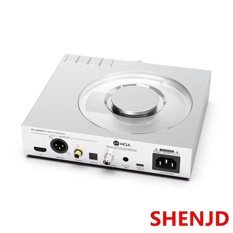 SMSL PL200T CD Player MQA-CD Digital Turntable Support Clock Input USB Interface