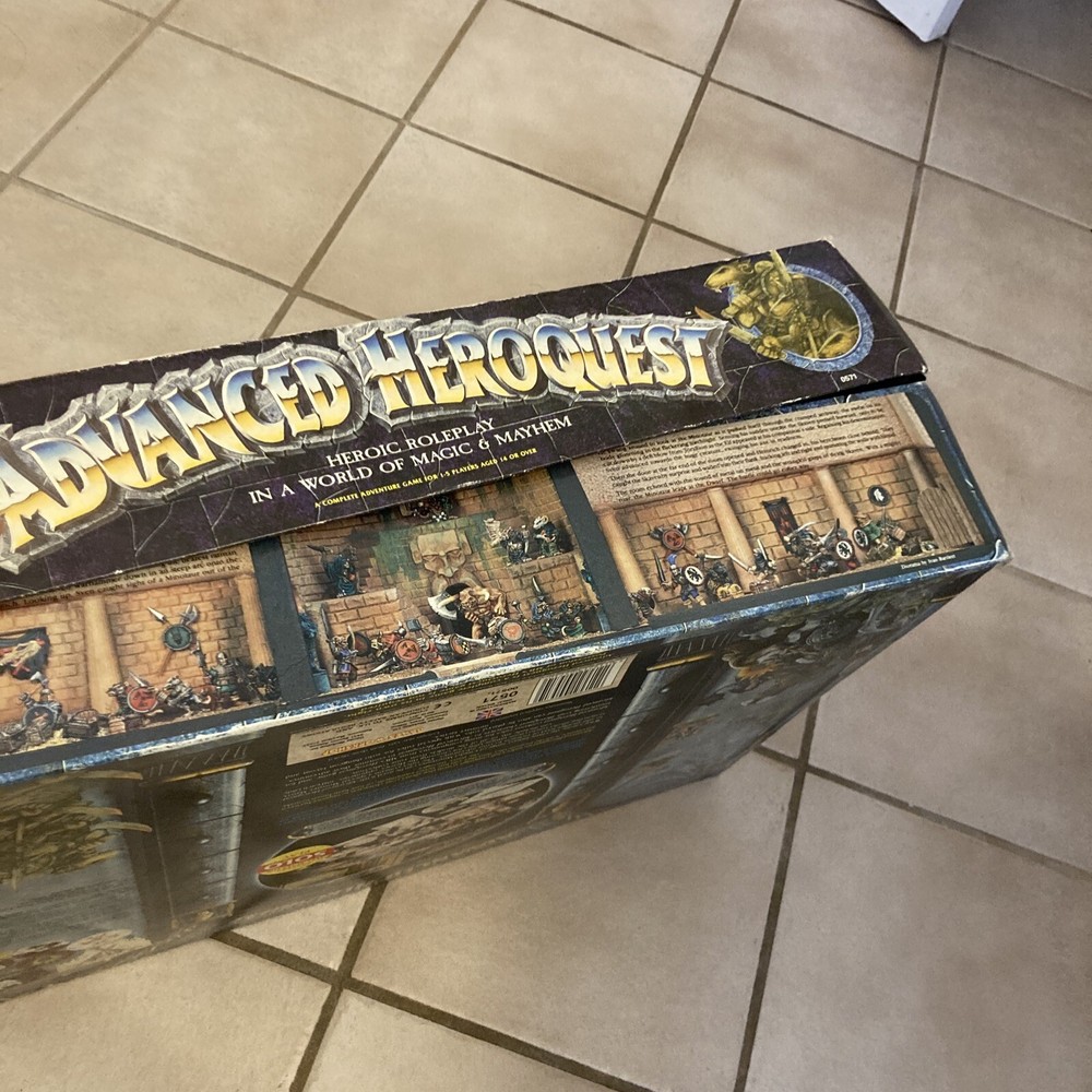 Advanced Heroquest Boardgame RPG Games Workshop 1990 (Mostly Complete) READ