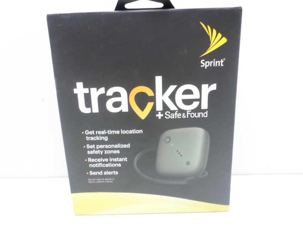 Sprint Tracker + Safe & Found Tracking Device CP311ATRBLK - NEW SEALED
