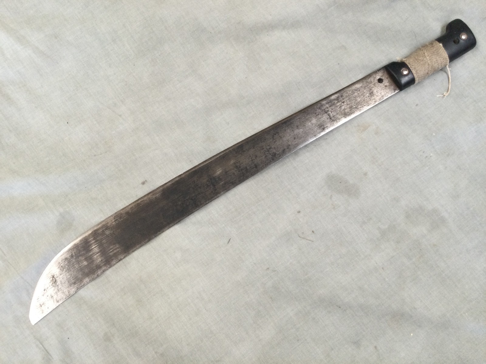 Vintage Machete Martindale 460 MADE IN ENGLAND - 21.5" Blade - Leather Sheath