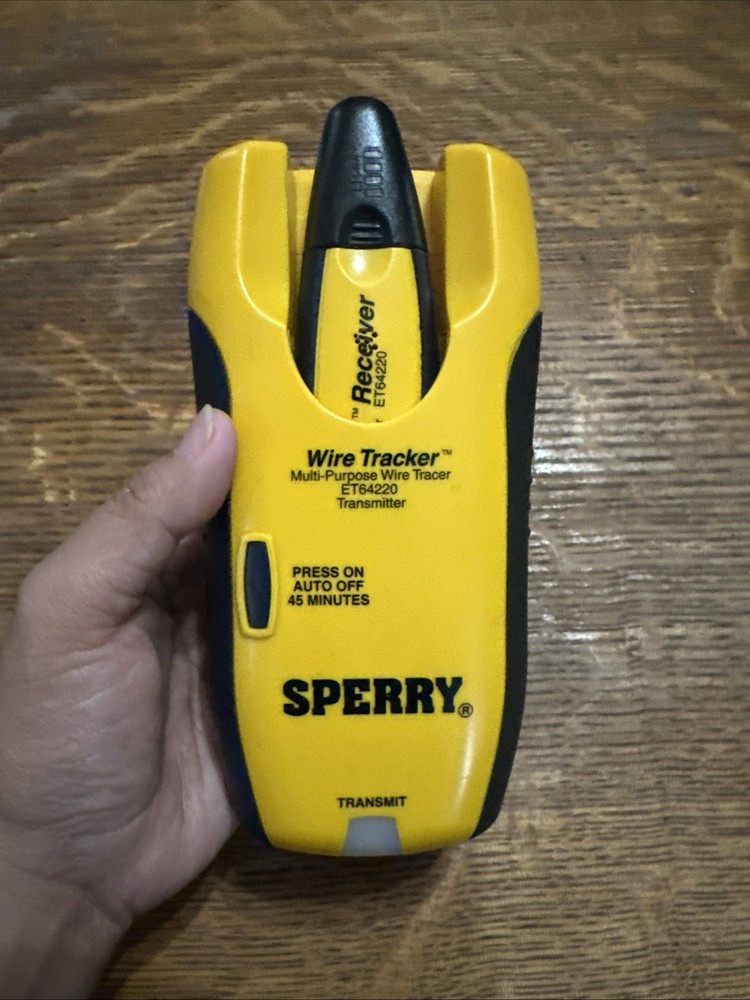 Sperry Instruments ET64220 Wire Tracker Tracer Audio / 1 Pack Yellow