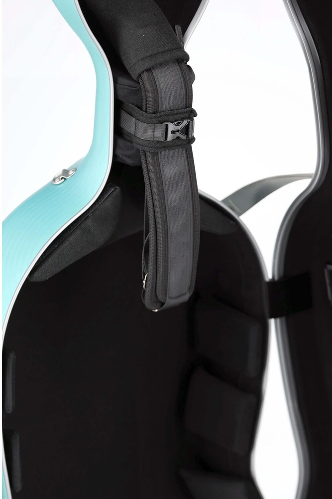 GEWApure cello case polycarbonate, model FUN, green-grey