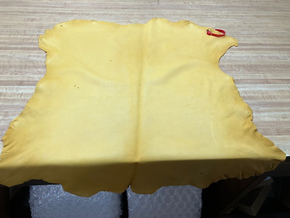 Top Grain Sheep Leather Gold #0018505 Row E