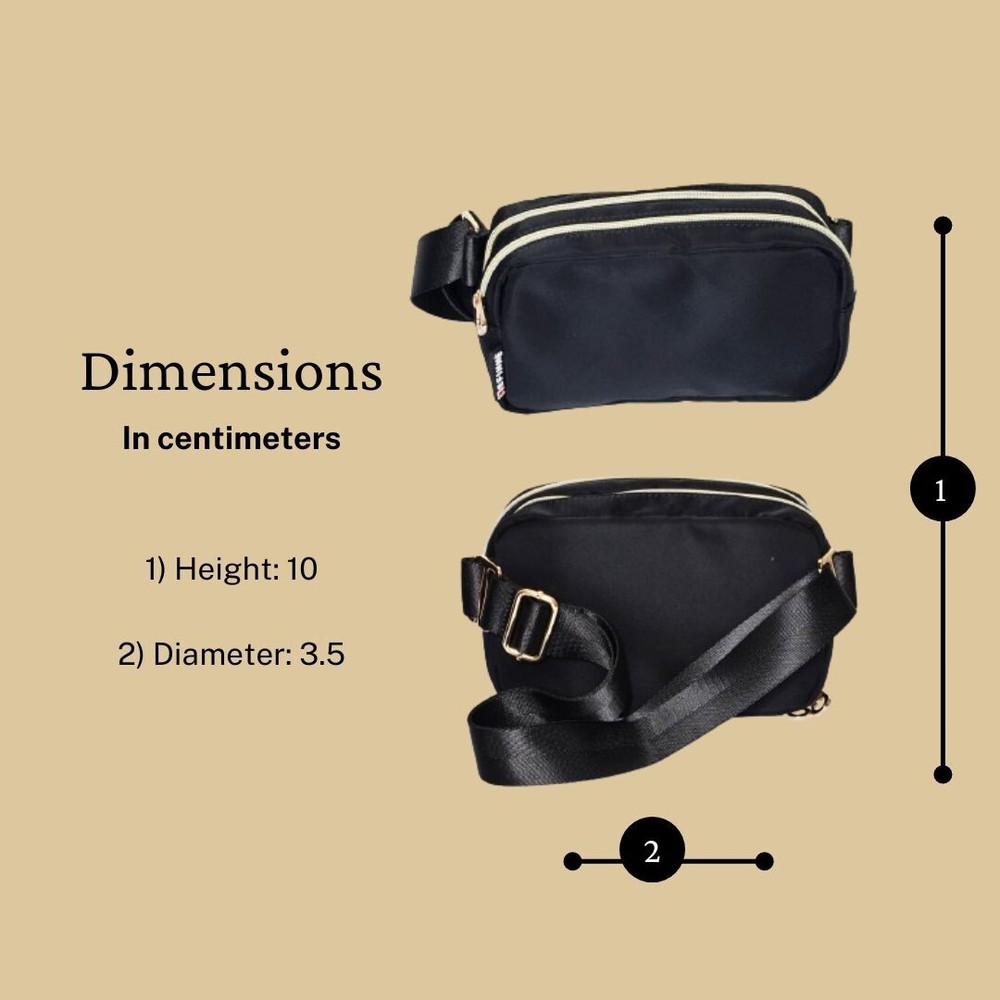 Crossbody bag convertible 5 in 1