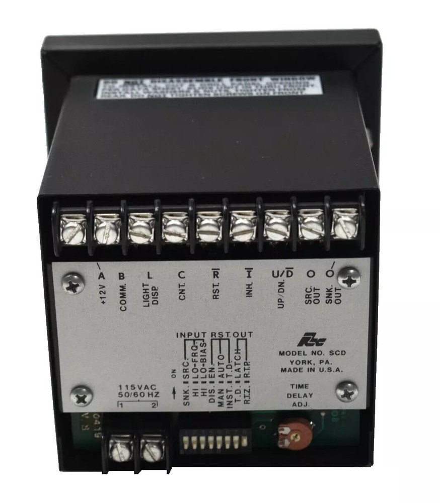 Red Lion Controls SCD00400 Model SCD Time Delay Counter 115VAC