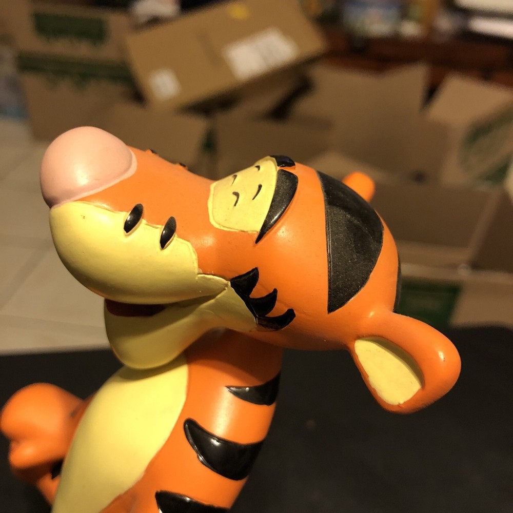 Disney Tigger Bobblehead Doll Hand-Painted 6"
