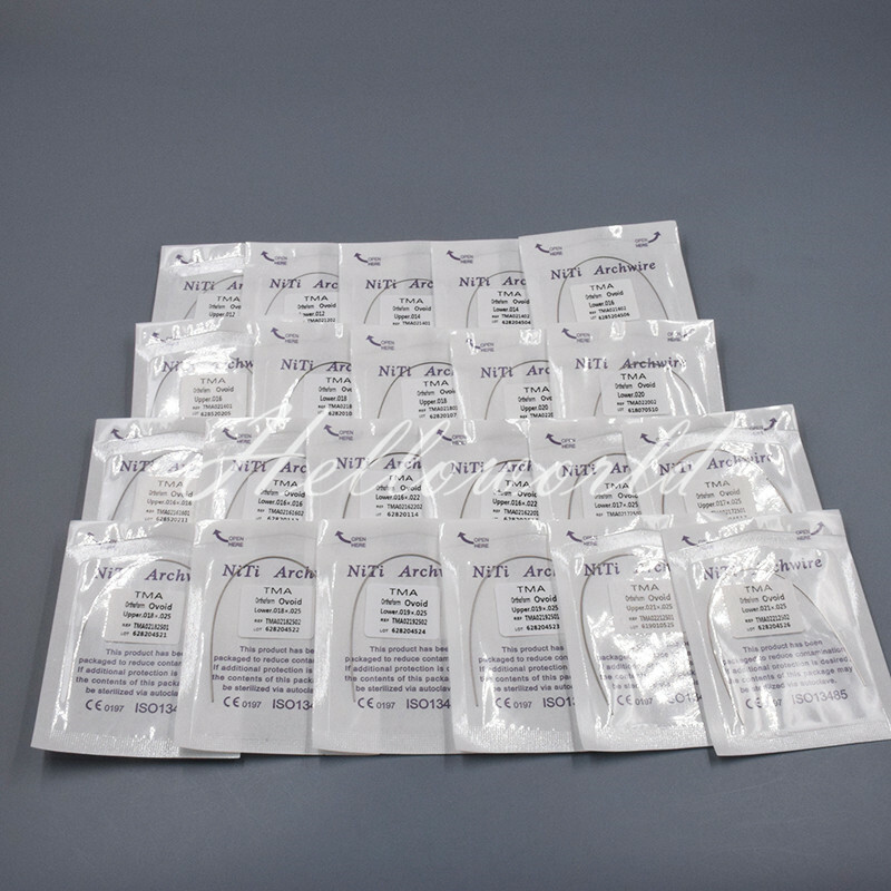 5 Packs Dental Ortho TMA Arch WireTitanium Molybdenum Alloy Rectangular