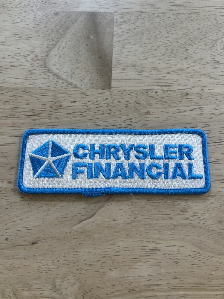 Vintage Chrysler financial patch. NOS