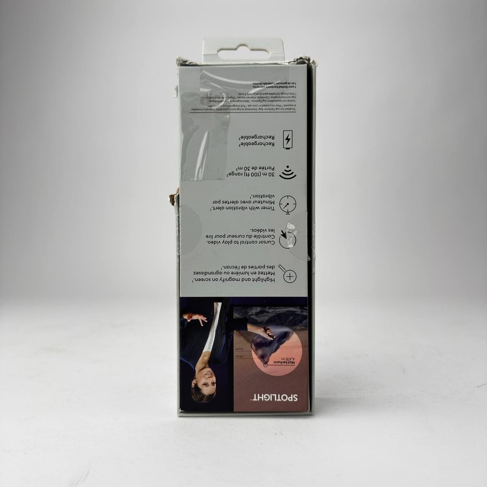 Logitech Spotlight Universal Wireless Presentation Remote Laser. Black, Open Box