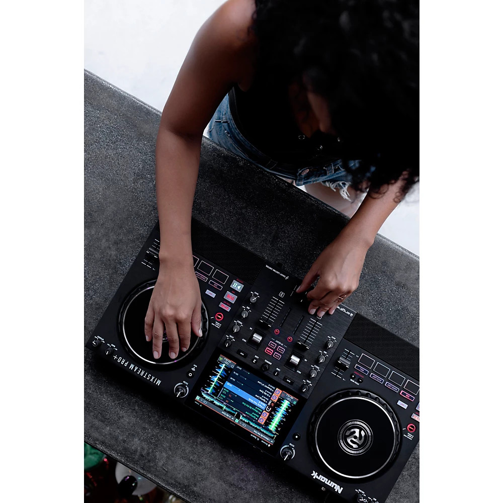 Numark Mixstream Pro + All-In-One 2-Channel DJ Controller Black