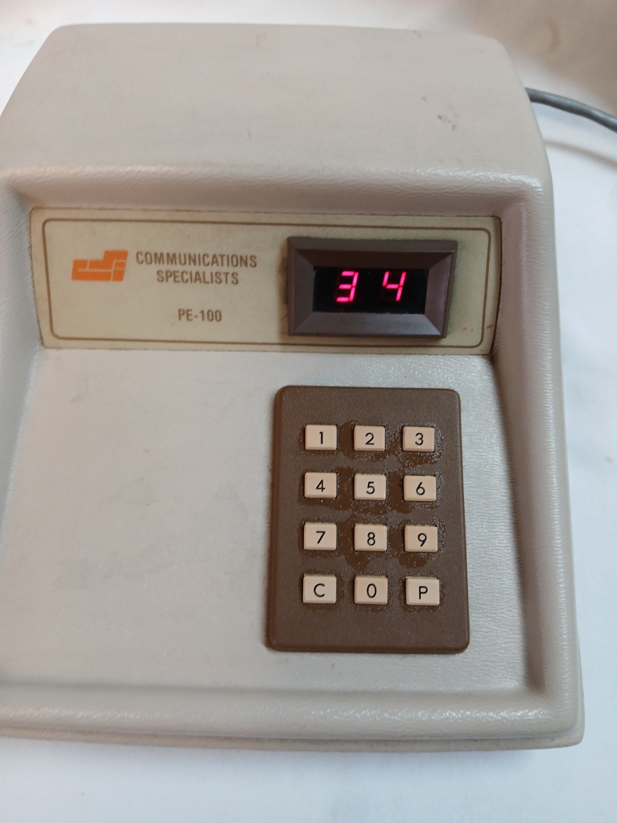 Communication Specialists PE-100 Two-tone sequential paging encoder