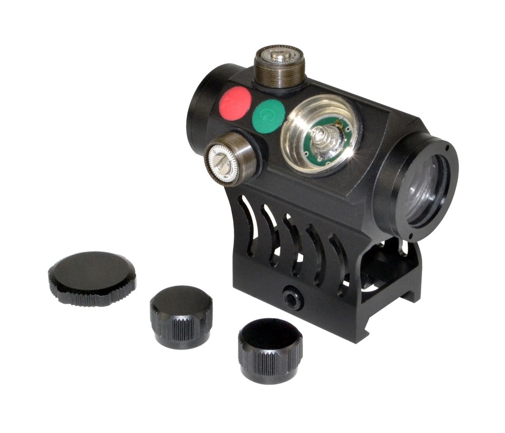 Compact Red Green Dot Sight 20mm 3 MOA Mini Reflex Sight for Picatinny
