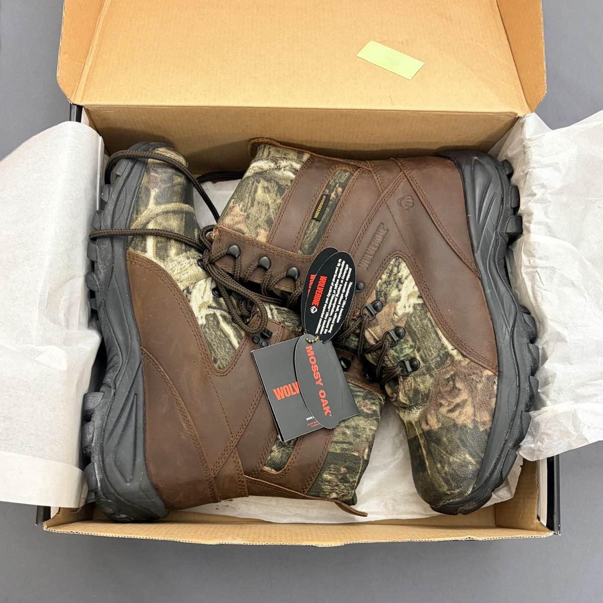 Wolverine Mossy Oak 10.5 Thinsulate Ultra Waterproof Camo Hunting Boots