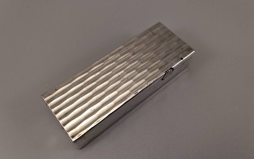 Dunhill D Mark Silver Bamboo Cigar Cutter Fully Functional
