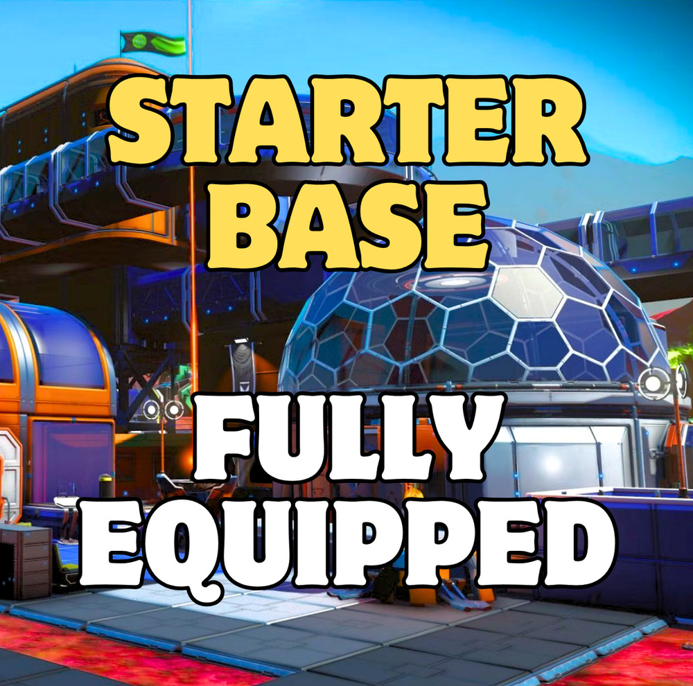 No Mans Sky - Starter Base Fully Equipped