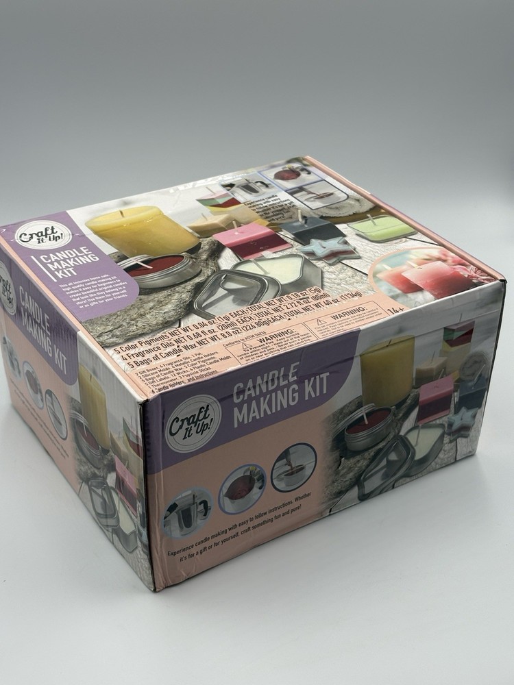Craft It Up! Candle Making Kit DIY Beginner Set - Damaged Box