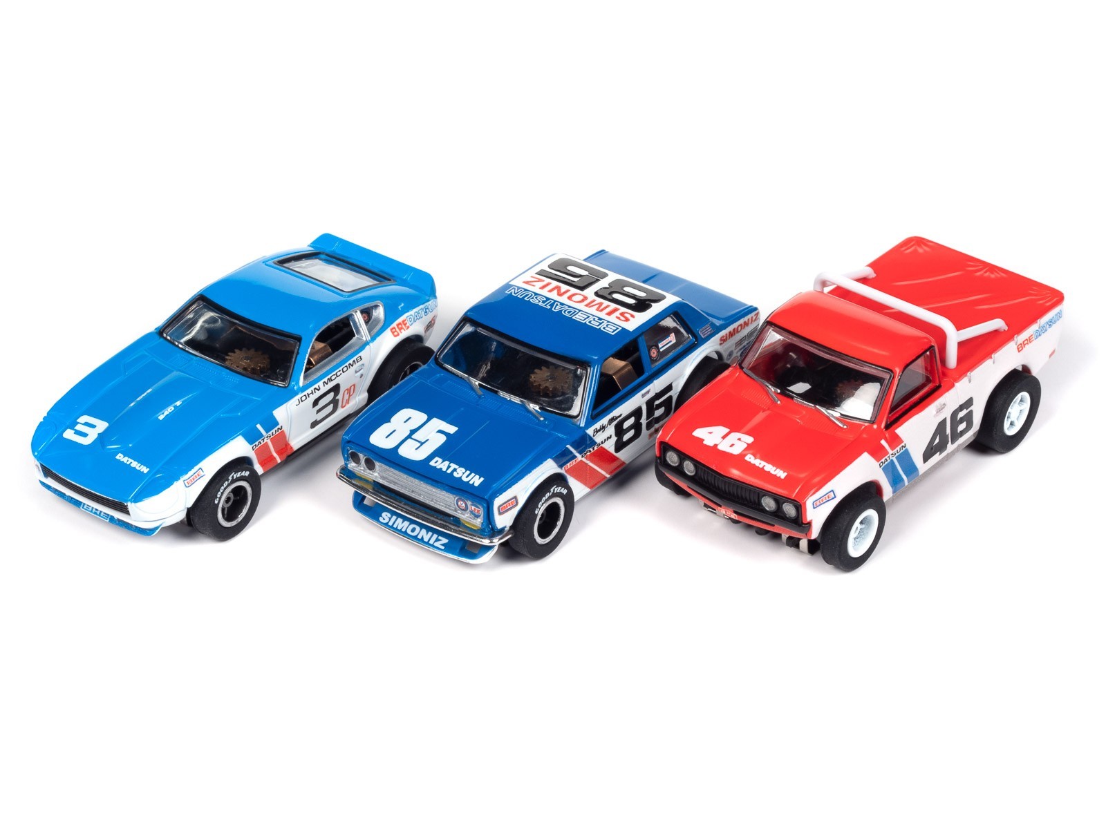 Auto World Xtraction  3 Car Release Called BRE Datsun 620 Pickup, 510 & 240Z
