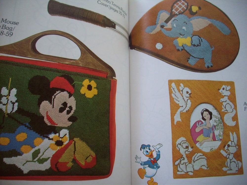 Walt Disney Mickey Mouse characters Needlepoint craft patterns