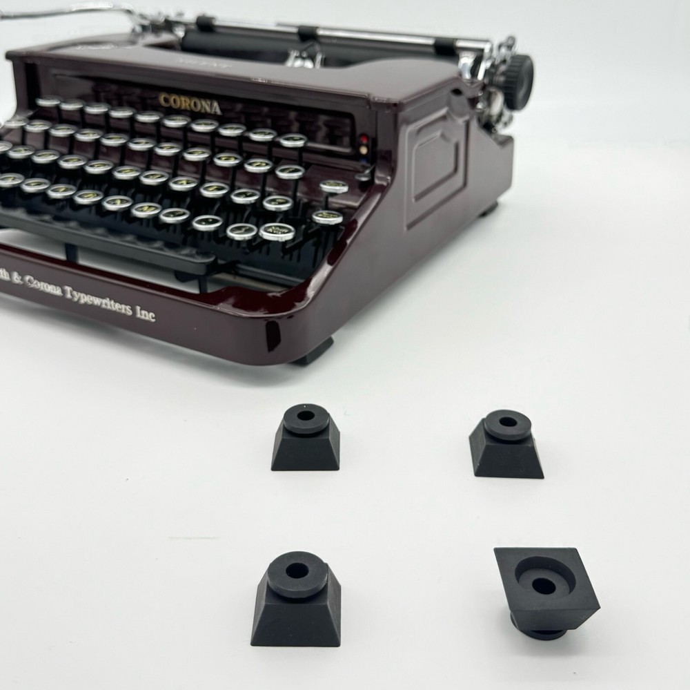 Professional Replacement Rubber Feet for Smith Corona Portable Typewriter