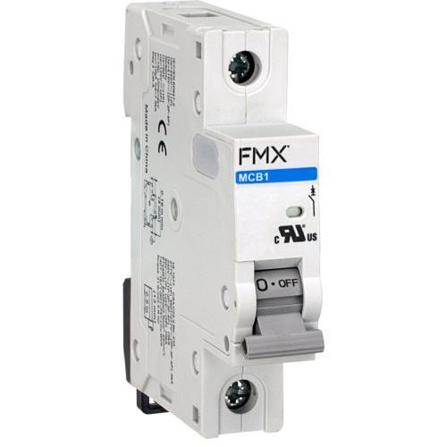 MCB1-4D-1P-B2, Circuit Protector, UL 1077, 1-Pole, 2A