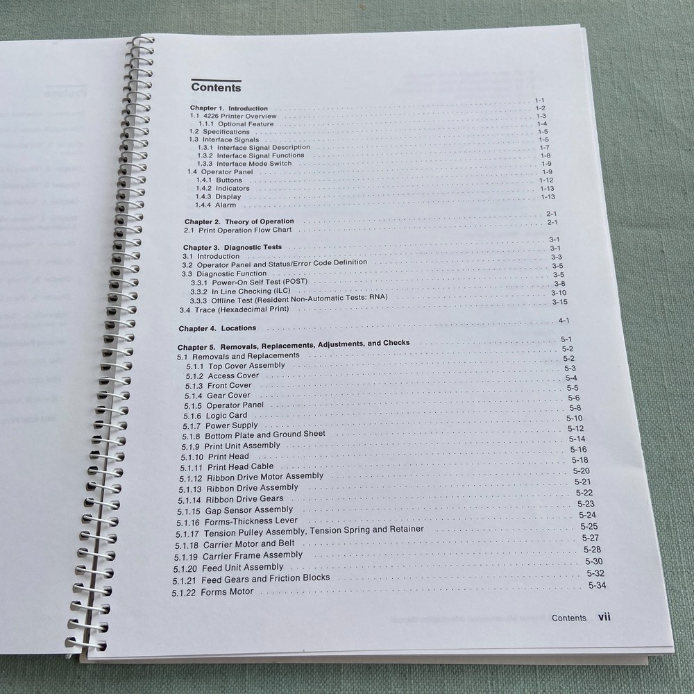 IBM Book Laser Printer Technical Reference 4226 4019 Users Guide Manual 1989 90