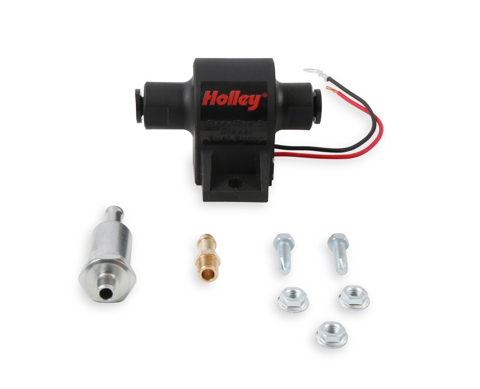 Holley 12-427 32 GPH Mighty Mite Electric Fuel Pump, 4-7 PSI
