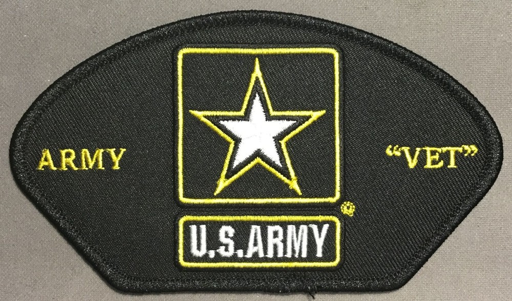 U.S. Army Vet Star licensed hat patch