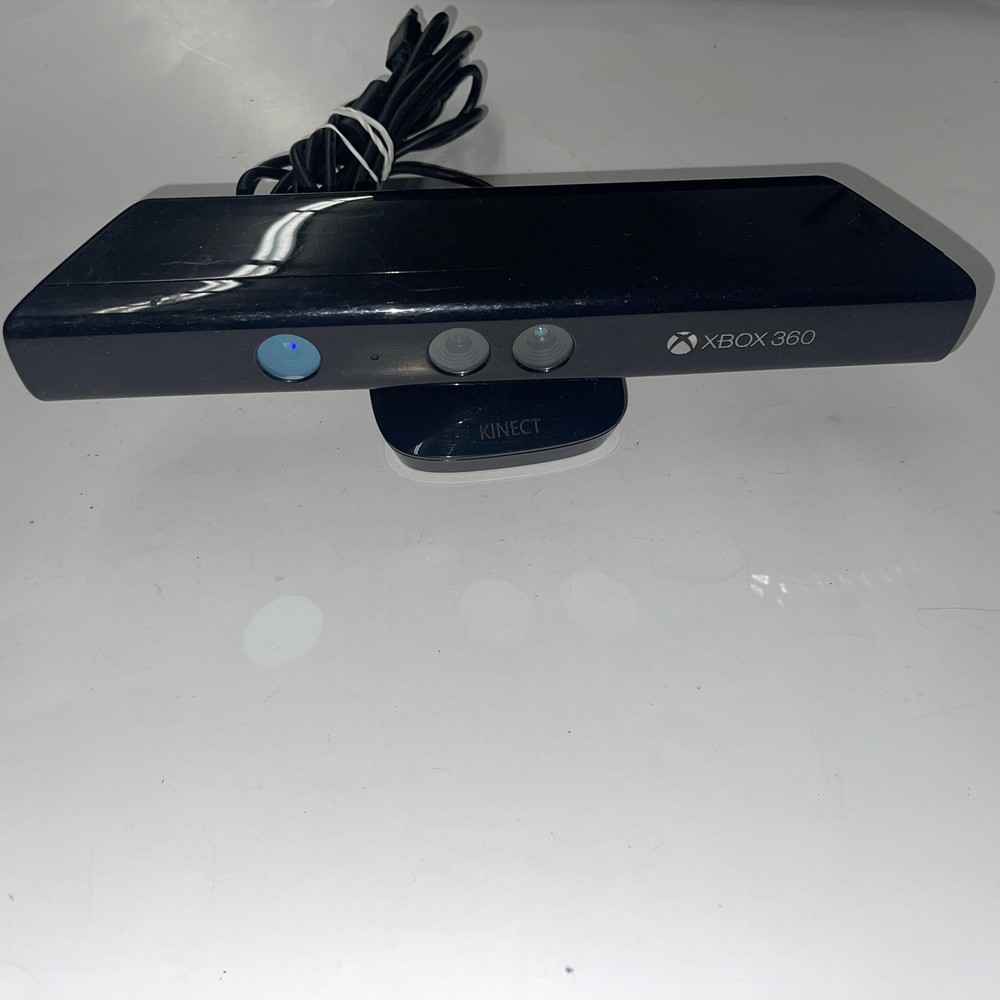 Microsoft XBOX 360 Black Wired Kinect Motion Sensor Bar Camera