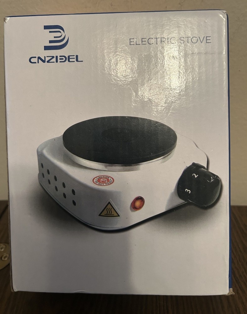 Cnzidel Electric Stove Portable Single Burner Hot Plate Adjustable Temperature N