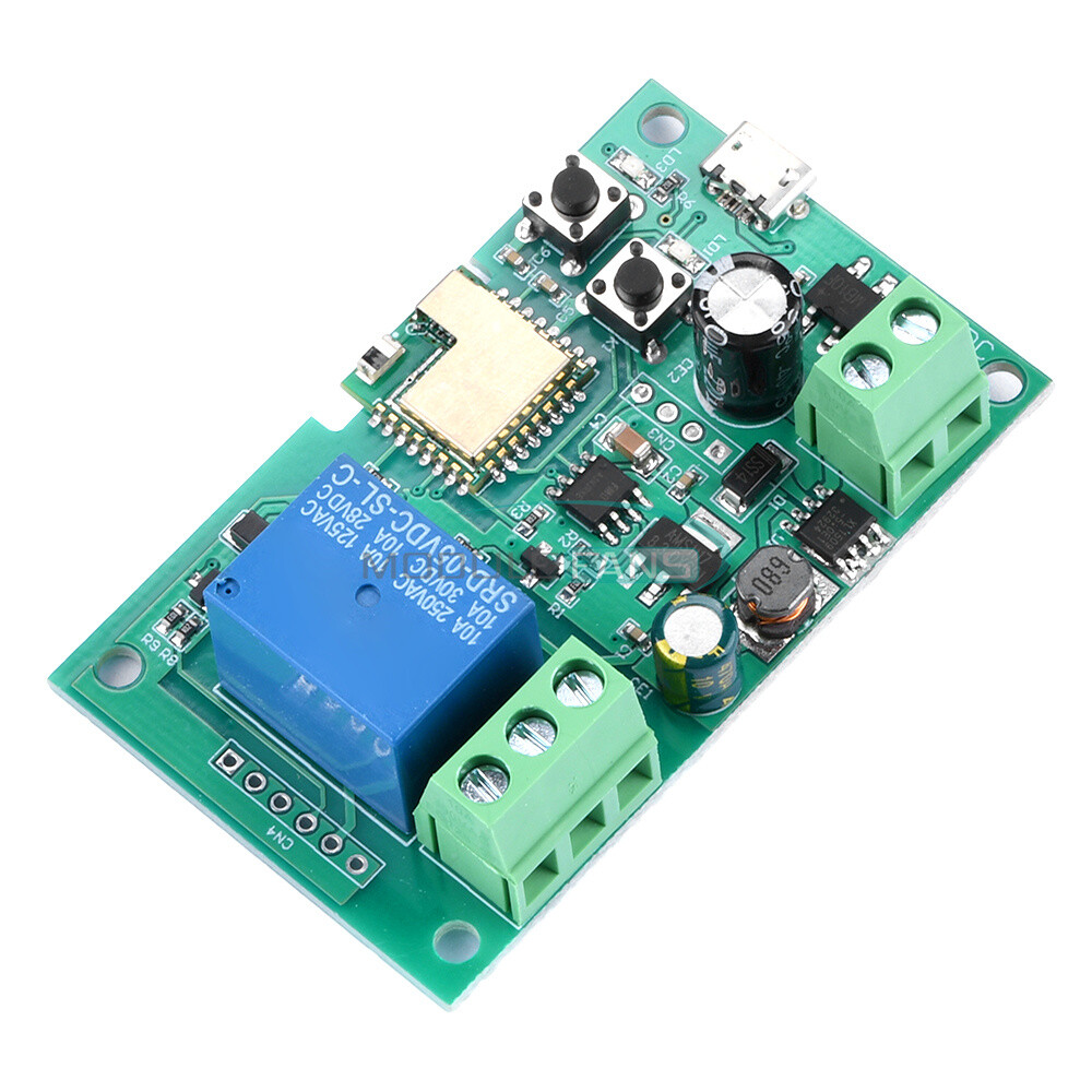WiFi Wireless Smart Switch Home Relay Module Self-locking 5V-12V
