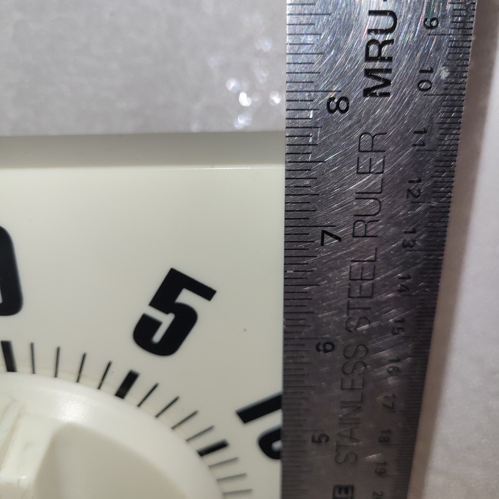 Oversized Numbers Low Vision Kitchen Timer Counter Top Wall Hanging 7.5" X 7.5"