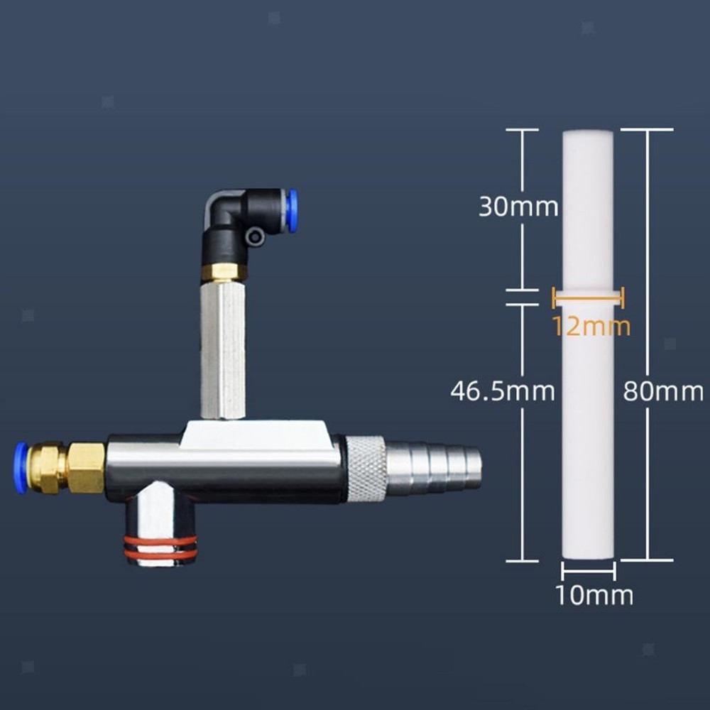 Powder Injector Pump Universal Base Stable Easily Installation Insert Sleeve