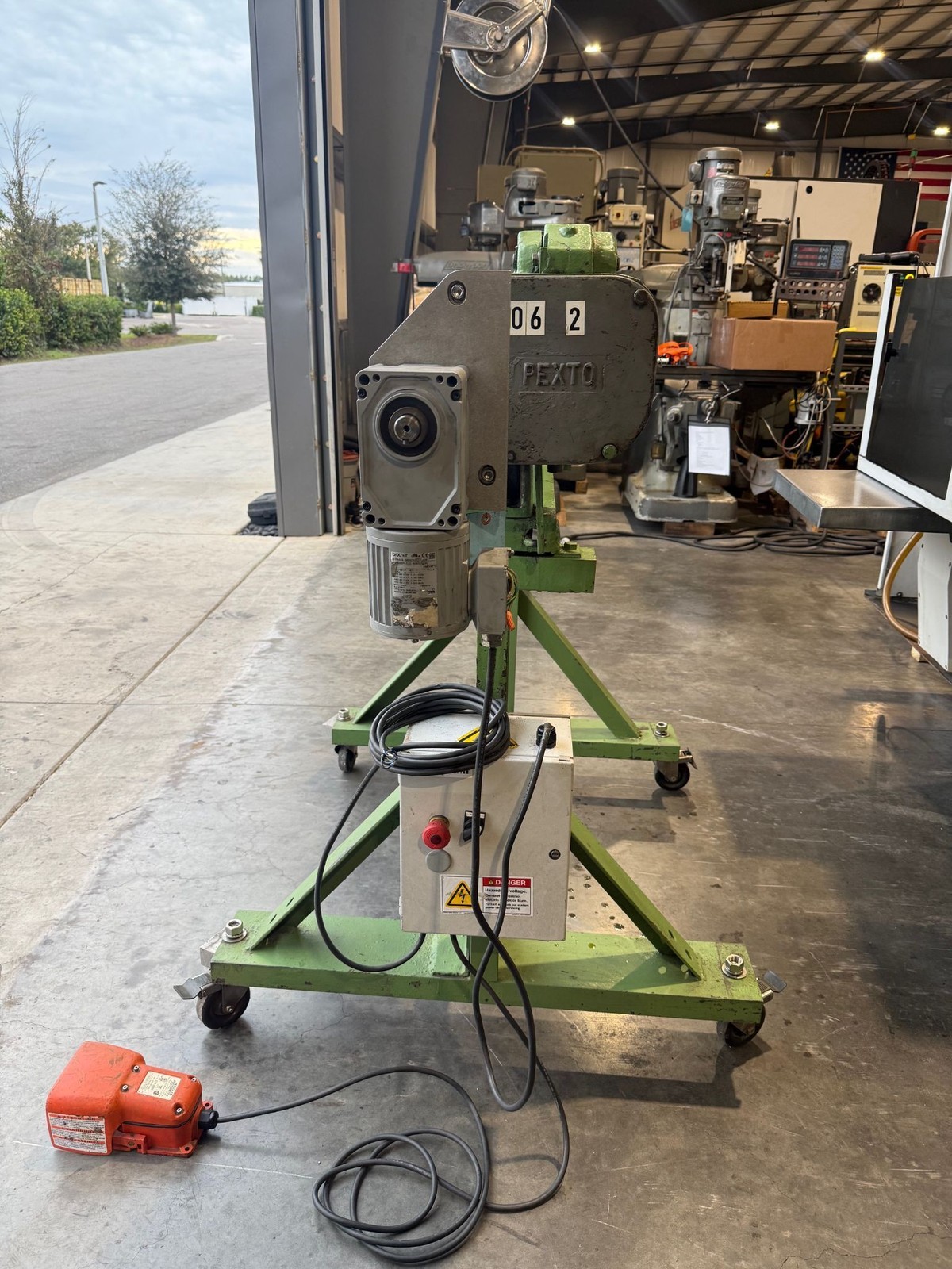 PEXTO 390D 36” x 18 Gauge Plate Bending Roll Powered USA #8068