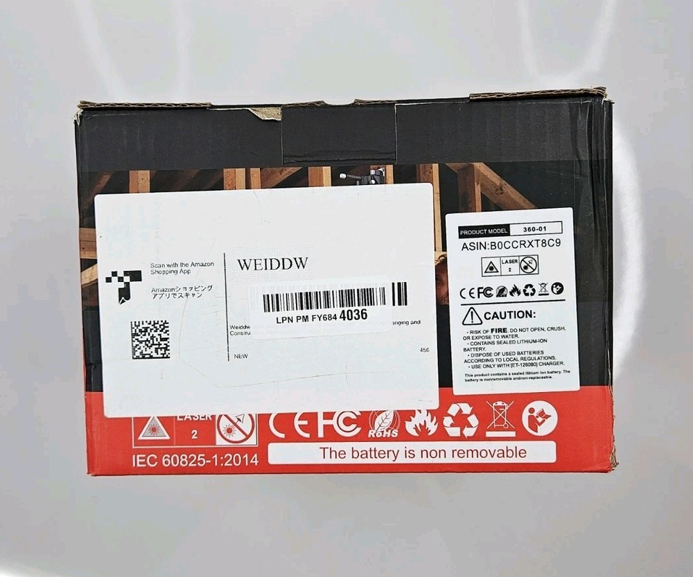 Weiddw laser level Self Leveling 4D 16 Lines 4×360°