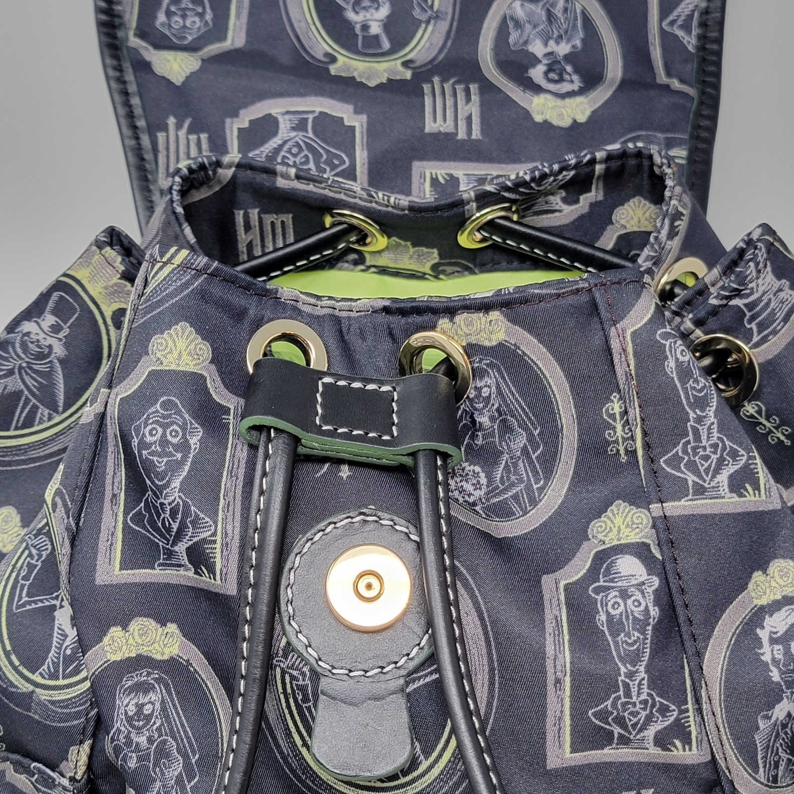 NWT Retired Dooney & Bourke Disney Haunted Mansion HM Portraits Backpack Bag