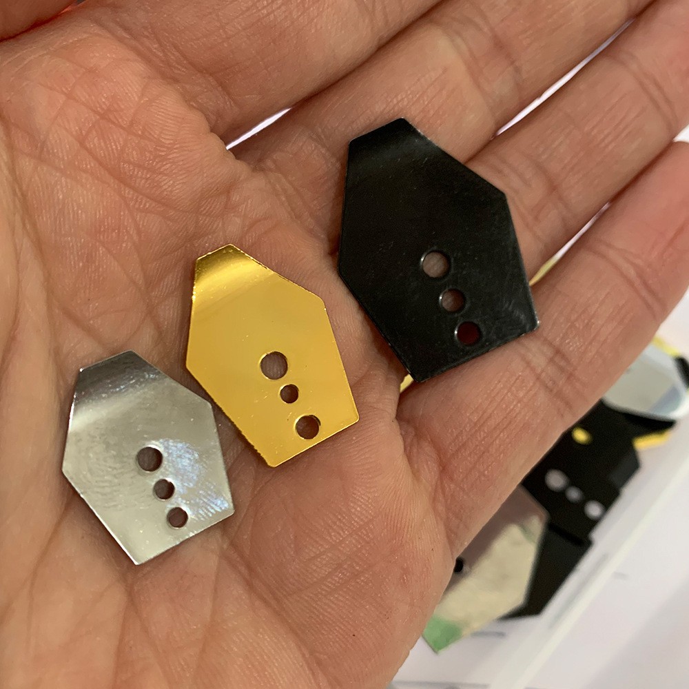 Stainless Swim Jig Dancer Jig Blade Chatter Style Bait Blade Fishing Lures Parts