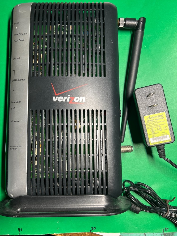 Verizon Wireless Router Modem, Actiontec, MI424-WR, WiFi