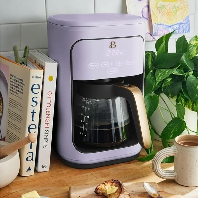 14-Cup Programmable Drip Coffee Maker with Touch-Activated Display Auto Shut-Off
