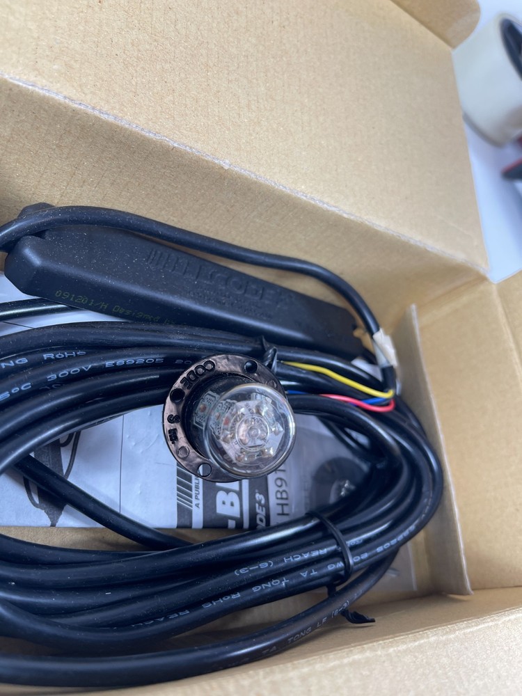 Code 3 HB915A Hide-A-Blast Corner LED Amber Strobe Warning Light