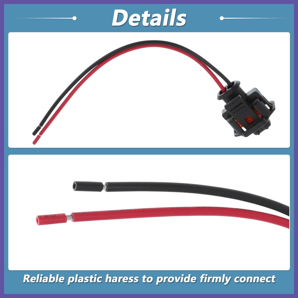 Engine Coolant Temperature Sensor Connector for Buick 88953309/S-1024 1Pc
