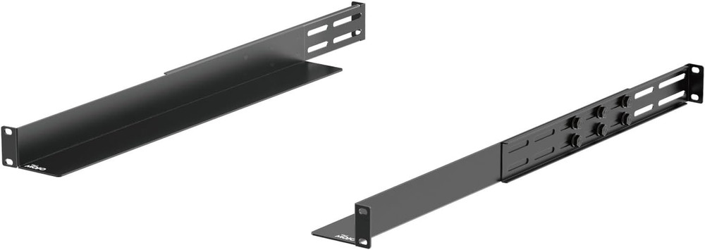 1U Universal Rack Mount Rails 4 Post Server Rack Shelf Rail with 20.9-32...