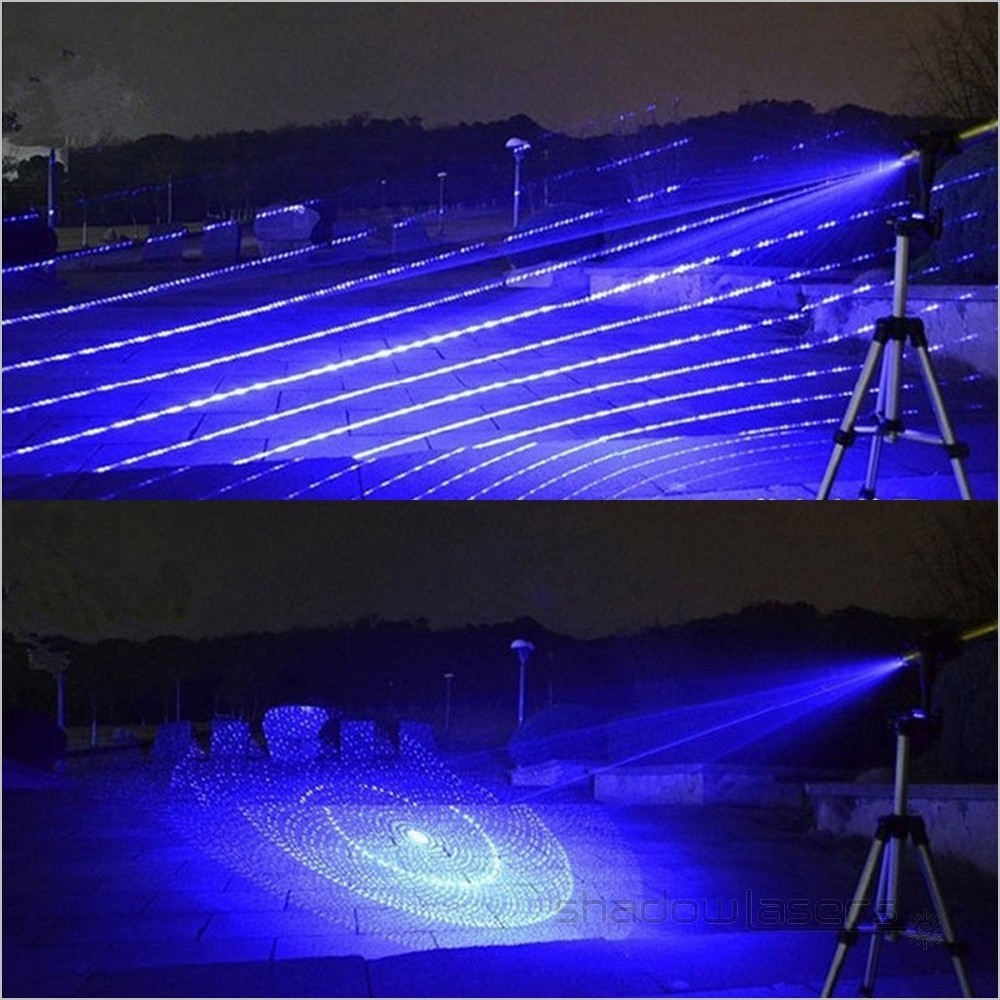 BQ6 450nm Adjustable Focus Blue Laser Pointer Visible Beam Light US