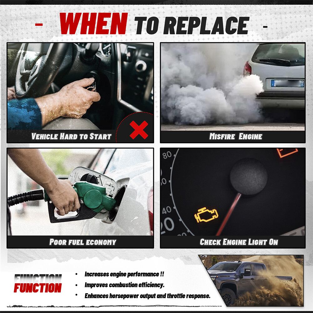 8X OEM AcDelco UF413 Ignition Coil & 41-962 Spark Plug & 9748GG Wire For GMC