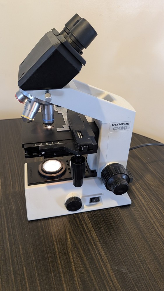 Olympus CH20 Microscope With 4 Objectives