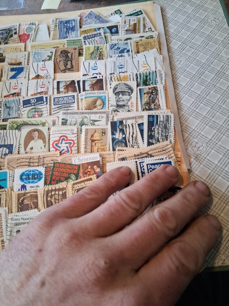 5000 + Stamps Post Marked 1 To 13 Cent