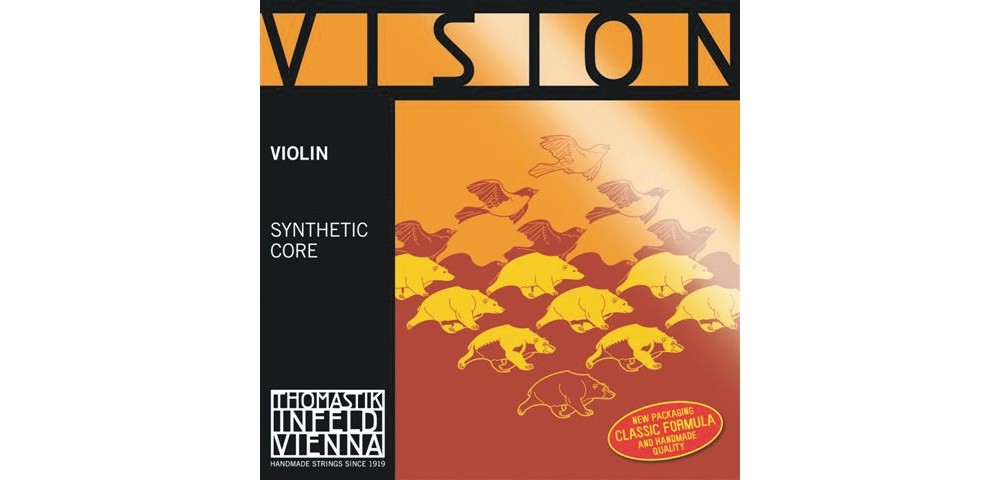 Thomastik Vision Titanium Orchestra Violin Strings D, Silver 4/4 Size