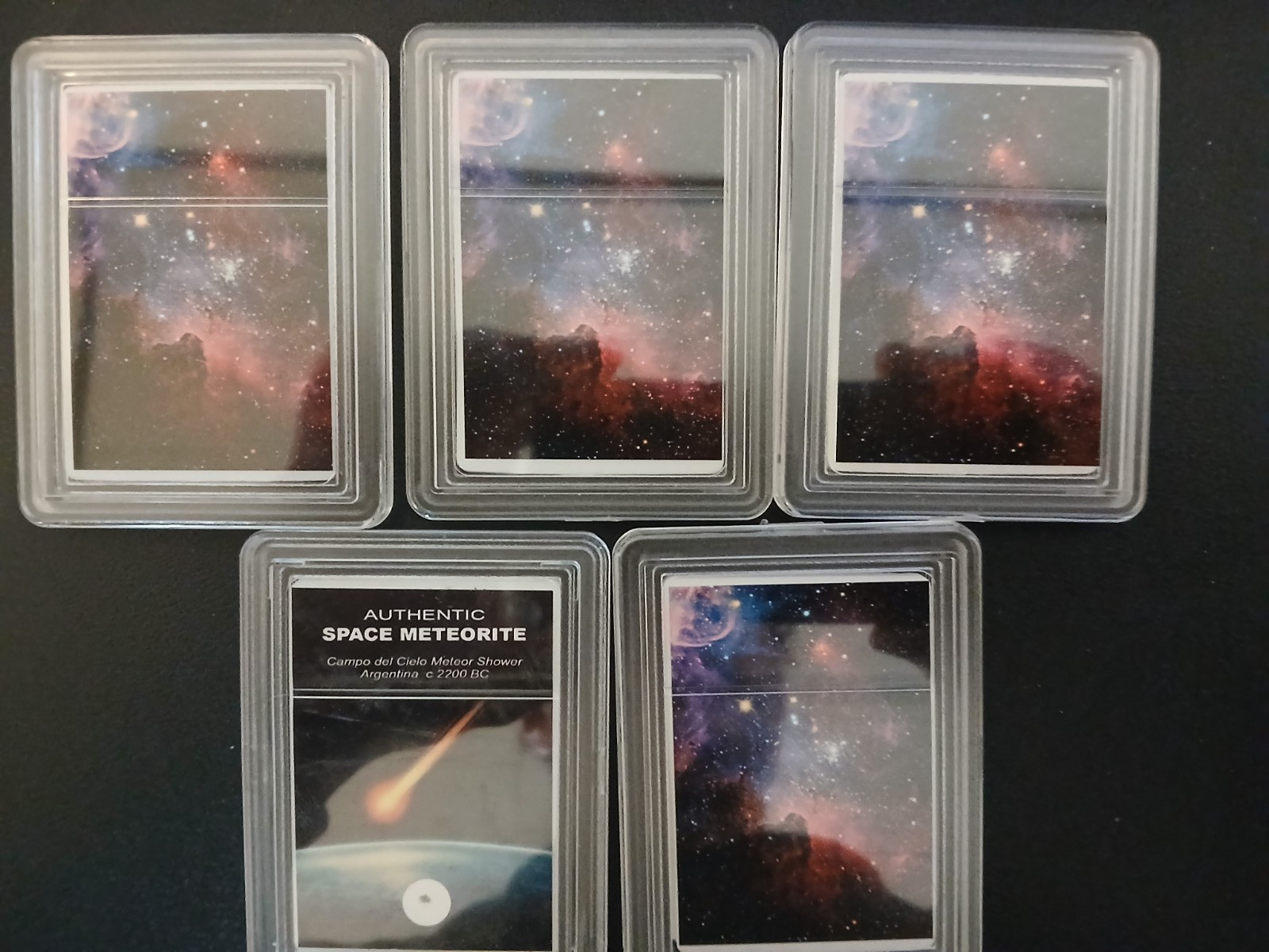 Campo del Cielo Meteorite Slabs – Lot of 2 – Authentic Iron Meteorites – Charity