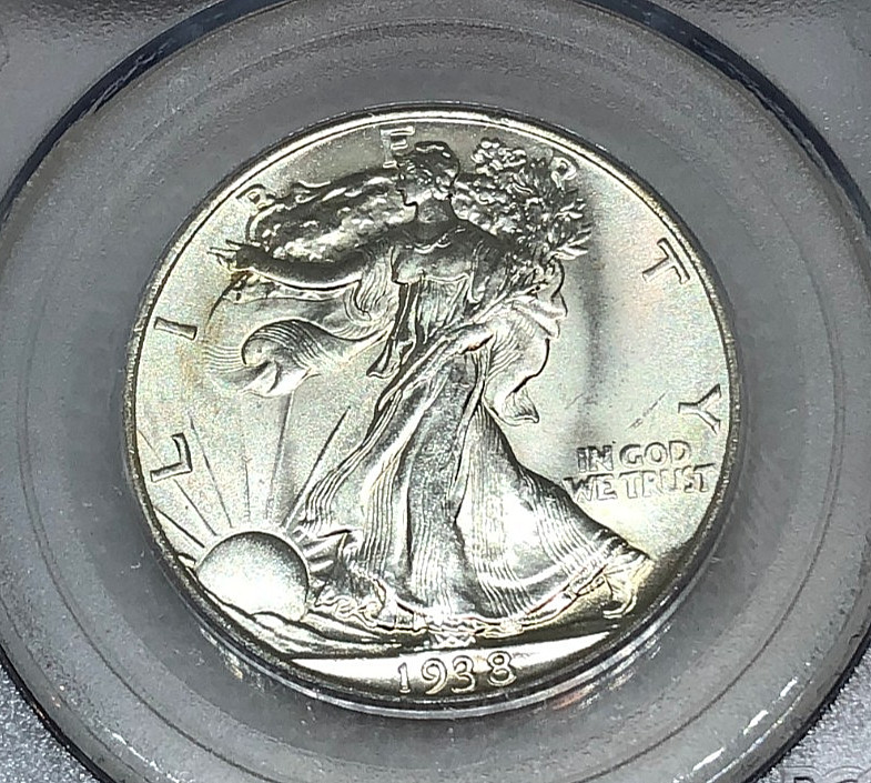 1938 Walking Liberty Half Dollar PCGS MS65