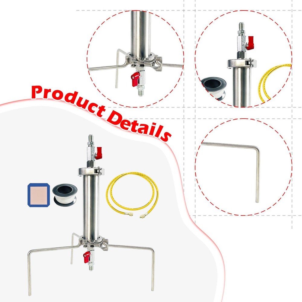 Closed Loop Extractor Extracting from Plant Leaves Rustproof Valve Extraction