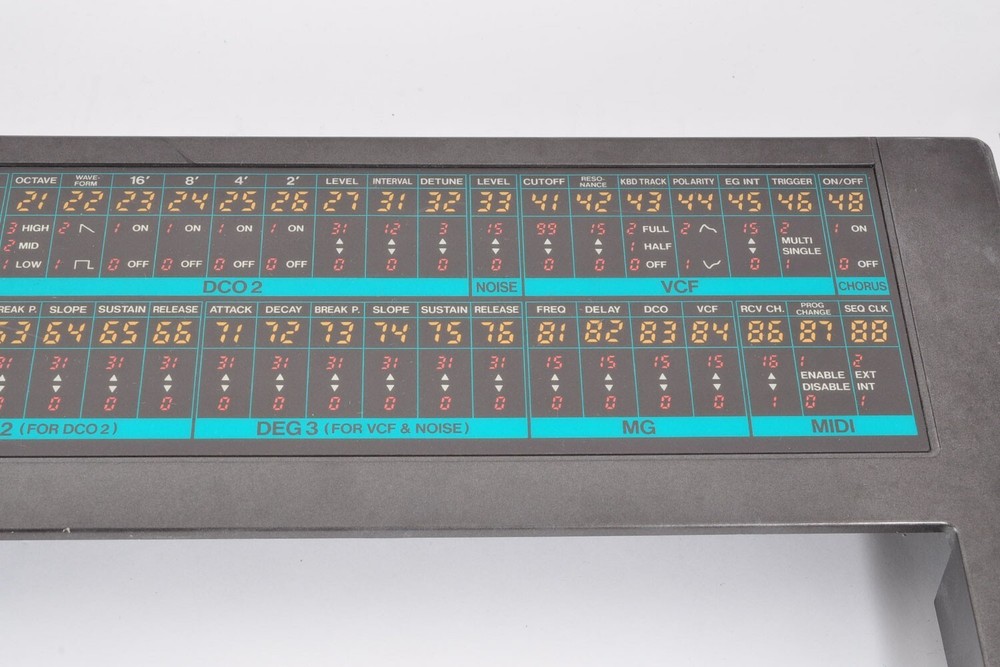 Korg Poly-800 Original Front Panel One Item Only Used From Japan